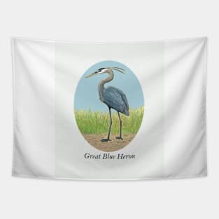 Great Blue Heron Tapestry