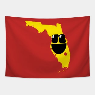 Florida States of Happynes- Florida Smiling Face Tapestry