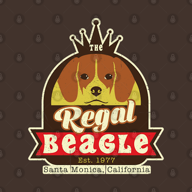 Discover The Regal Beagle 1977 Bar & Lounge - Regal Beagle Threes Company Tv Show - T-Shirt