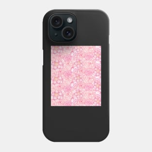 Pink Spring Flower Print Phone Case