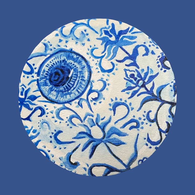 Blue China Eyeball by RaLiz