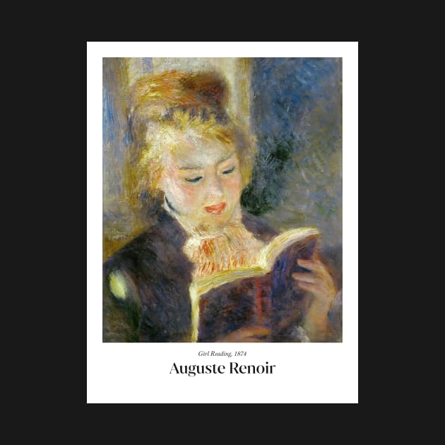Girl Reading By Renoir Poster by MurellosArt
