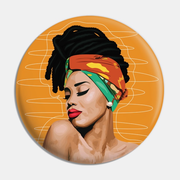 Beautiful African Colors Pin by EJgraphics