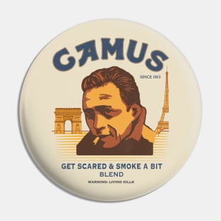 Albert Camus Smoke a Bit Blend Pin