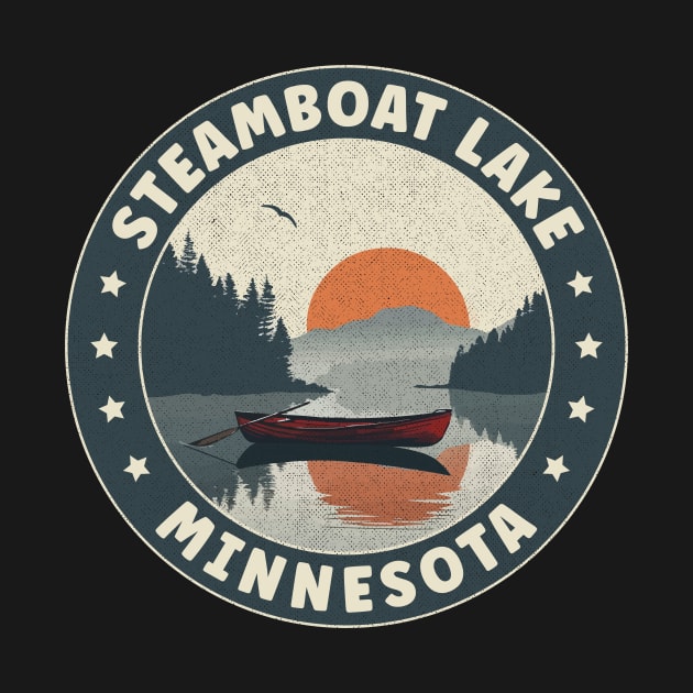 Steamboat Lake Minnesota Sunset by turtlestart