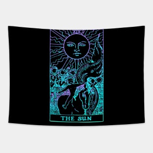 The Sun Tarot Card Rider Waite Witchy Tapestry