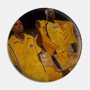 Dennis Rodman and Shaquille O'Neal Pin