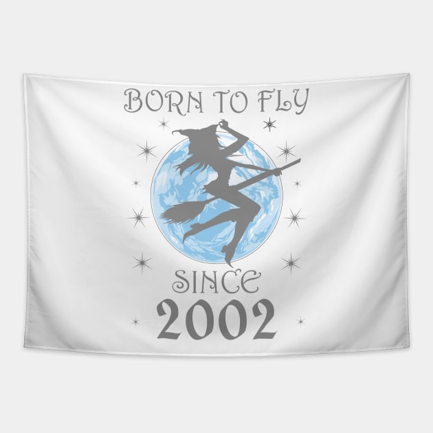 BORN TO FLY SINCE 1936 WITCHCRAFT T-SHIRT | WICCA BIRTHDAY WITCH GIFT Tapestry by Chameleon Living