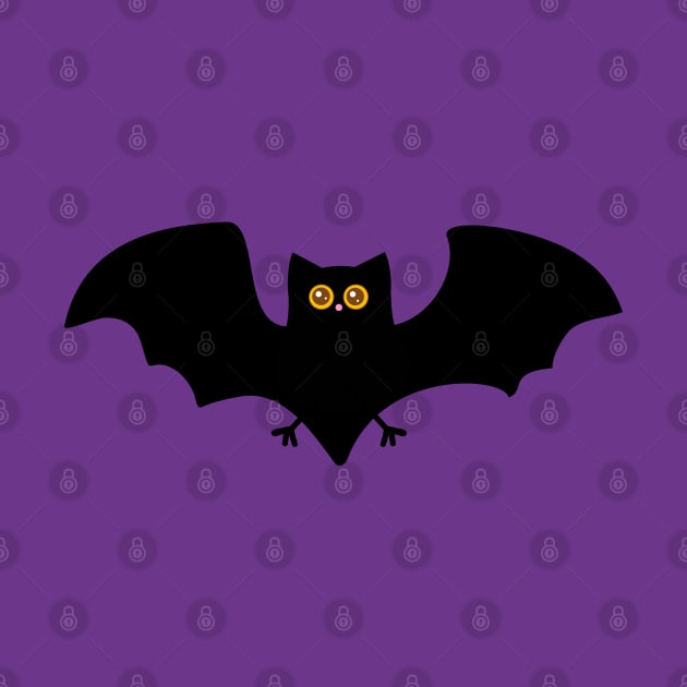 Halloween Bat Cartoon Character by RageRabbit