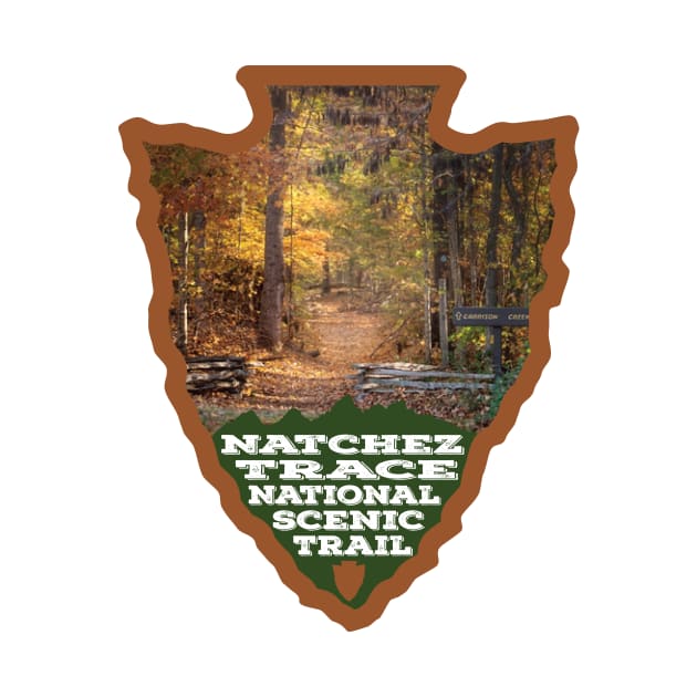 Natchez Trace National Scenic Trail arrowhead by nylebuss