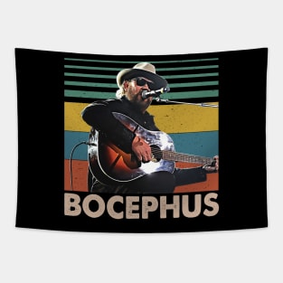 Retro Outlaw Hank Jr Country Vintage Tapestry