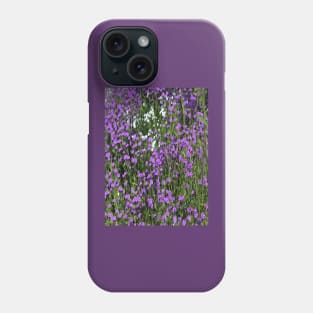 Photo Violet Fields of Flowers Phone Case