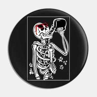 Coffee in Life Coffee in Death Pin