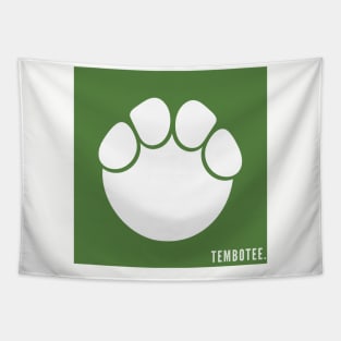 green square tembotee print Tapestry