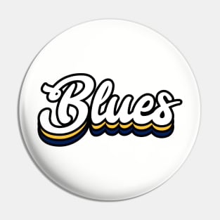 Blues - Whitman College Pin