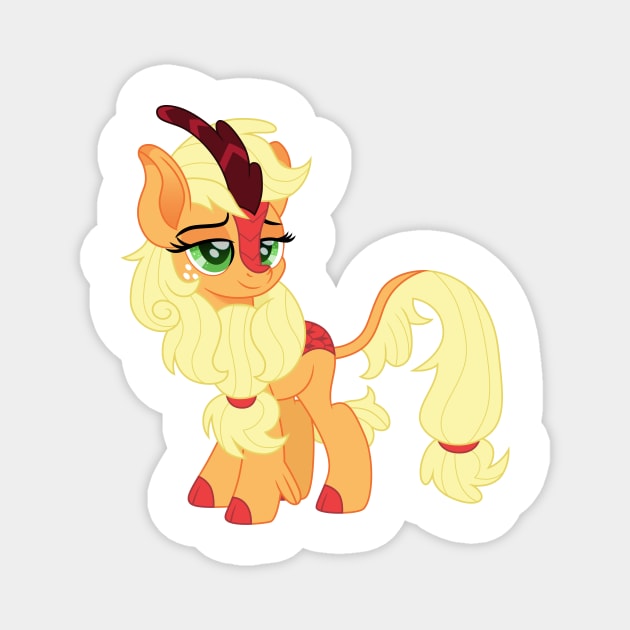 Kirin Applejack Magnet by CloudyGlow