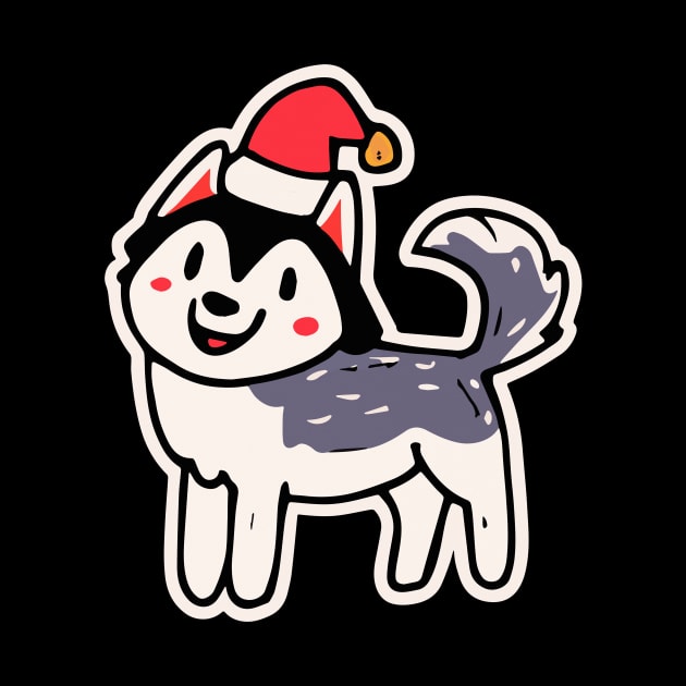 Christmas Husky Dog Lover Malamute by BetterManufaktur