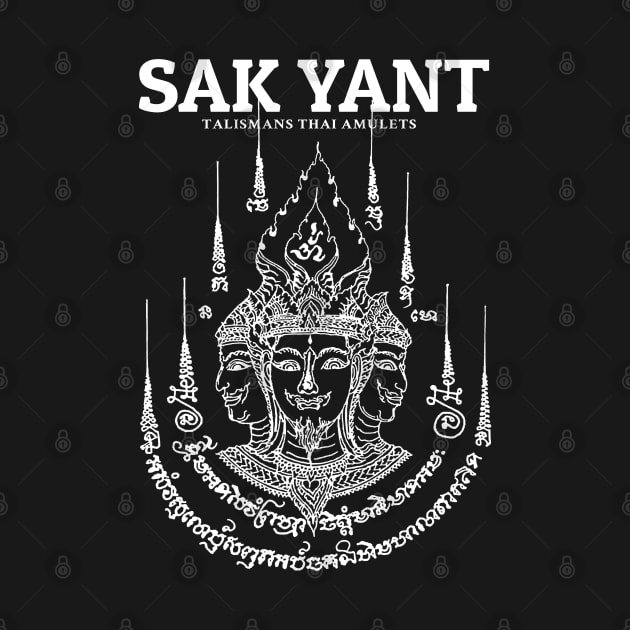 Muay Thai Sak Yant Hermit by KewaleeTee