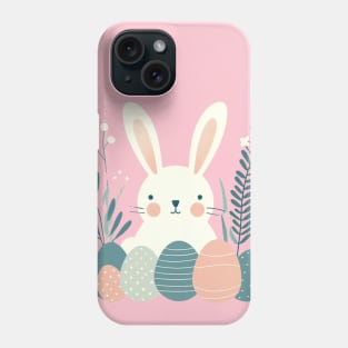 Nordic style Easter Bunny and Eggs Phone Case