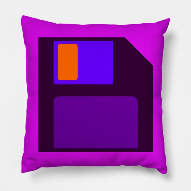 1.44 MB FLOPPY DISK Pillow by BITLY