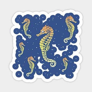 Seahorses in Space Magnet