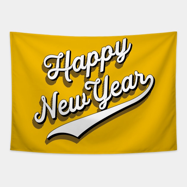 Happy New Year 2021! Cool Party Favors for Group Family  Parties Tapestry by ChattanoogaTshirt