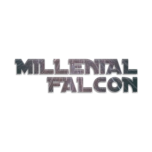 MILLENIAL FALCON by afternoontees