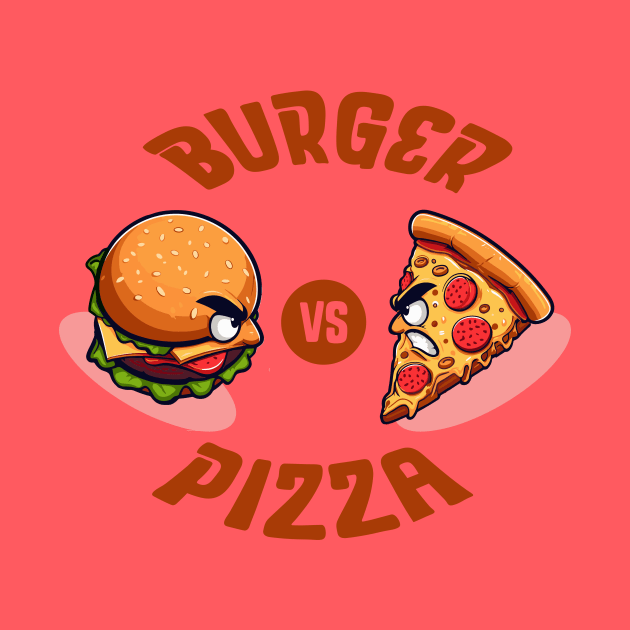 Burger vs Pizza - The Ultimate Showdown by TeeHeeFun