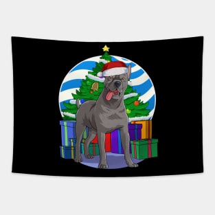 Cane Corso Dog Cute Santa Christmas Gift Tapestry