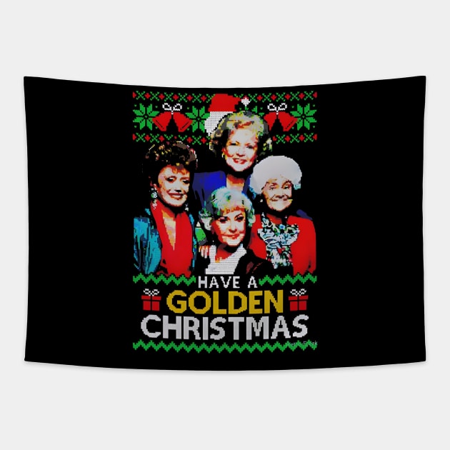 Golden Girls Christmas Tapestry by point store