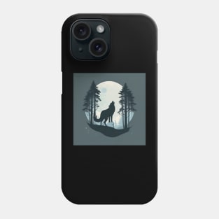 Minimalist Wolf Phone Case