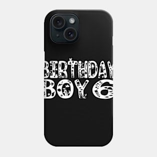 6th Birthday Boy 6 Years Old Fishing Lover Theme Party product Phone Case