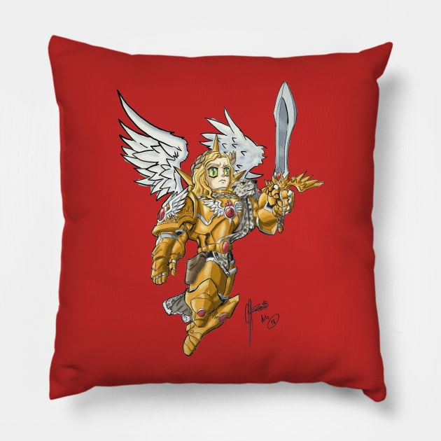 Sanguinius Pillow by Chaeros Arts