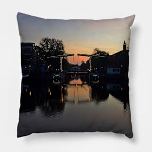 Amsterdam at Dawn, Walter Süskind Drawbridge Pillow