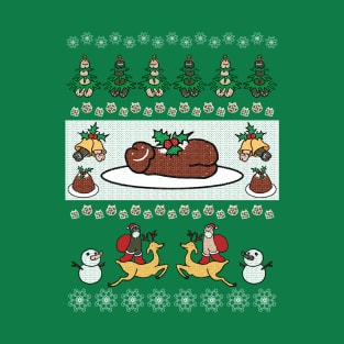 Christmas Penis Pudding Sweater (not ugly) T-Shirt