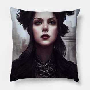 Diesel Goth Woman Pillow