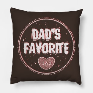 Dad's favorite (while) Pillow