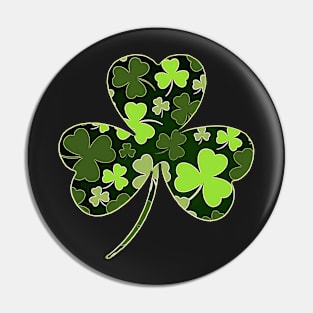 Happy Lucky Clovers Pin