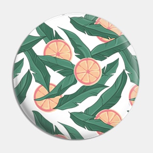 Oranges Pattern Pin