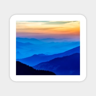 Color Mountains Magnet