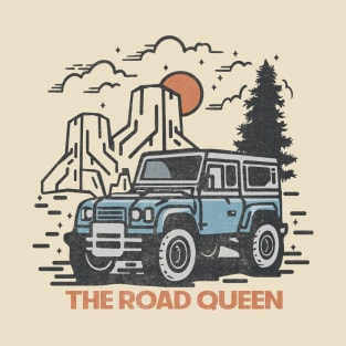 The Road Queen in Yosemite T-Shirt