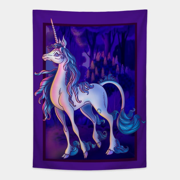 The last unicorn tapestry on sale