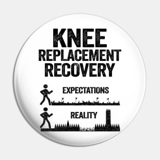 Knee Replacement Recovery Expectations Reality Pin