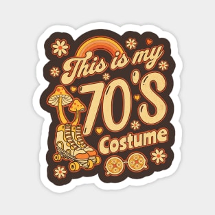 This is My 70's Costume Funny Seventies Costume Groovy Retro Magnet