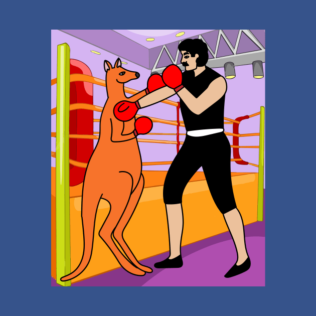 Boxing Glove Boxing Kangaroo Fighting by flofin