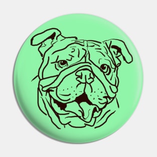 The Bulldog Love of My Life Pin