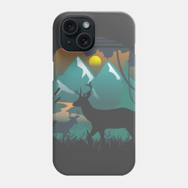 deer life Phone Case by kladenko