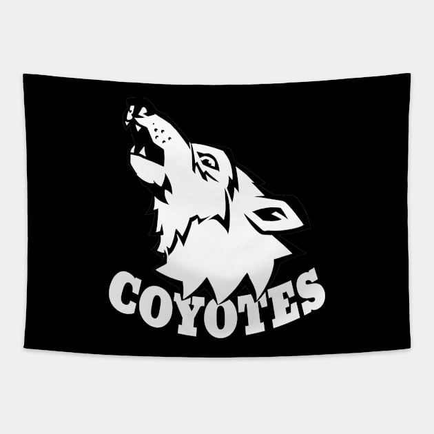 Coyotes Mascot Tapestry by Generic Mascots