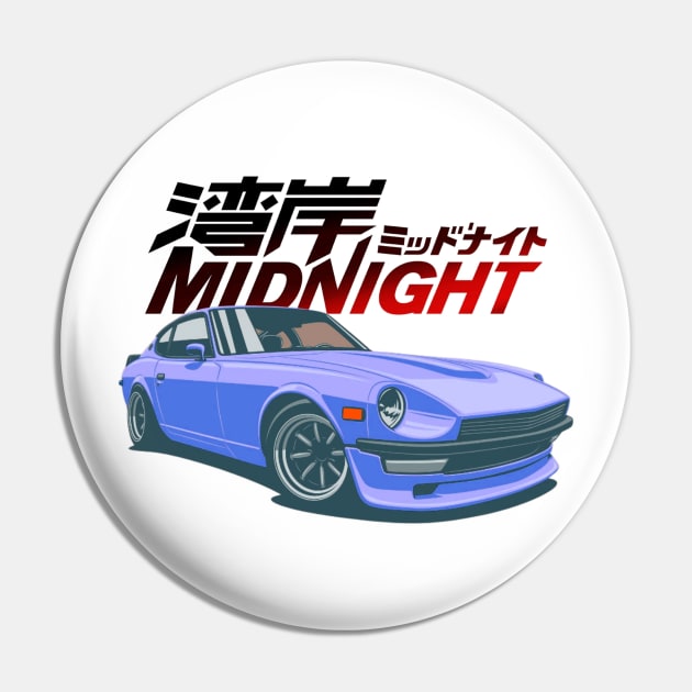 Wangan Midnight Asakura Akio's Devil Z Pin by MOTOSHIFT