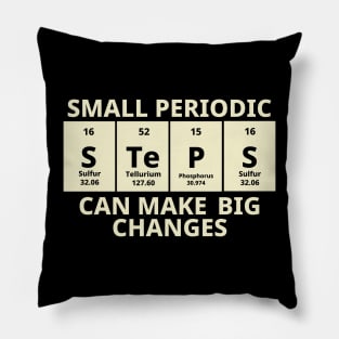 Small Periodic Steps Can Make Big Changes Pillow